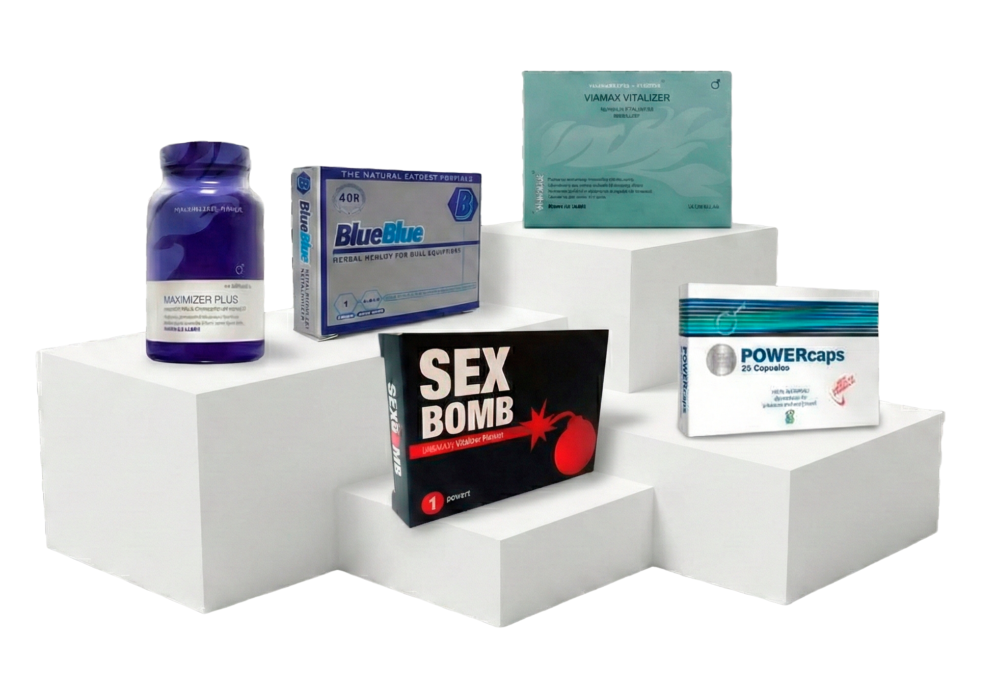 Imagem para Banner de site Libidex com produtos para homem